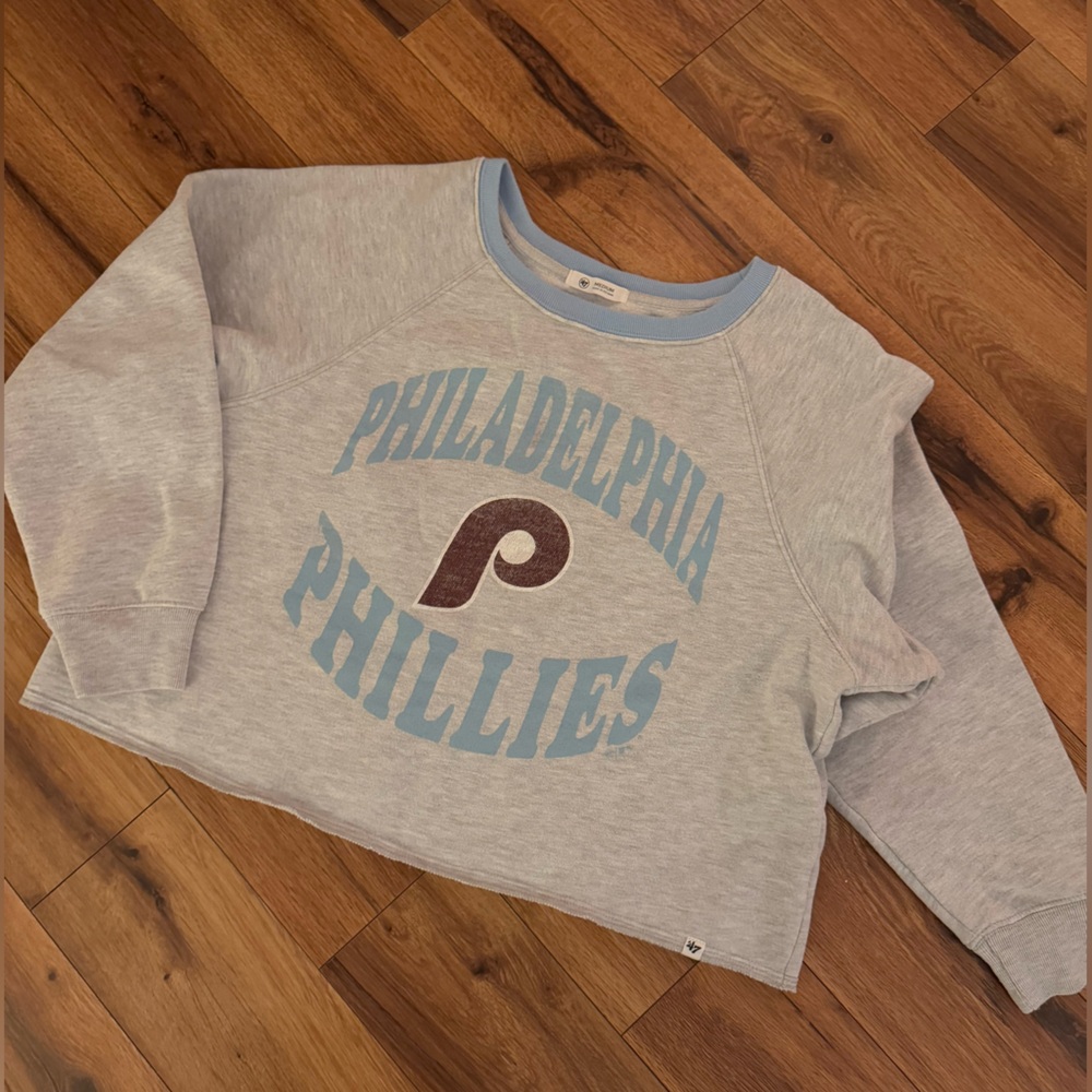 47 Brand Philadelphia Phillies cropped sweatshirt